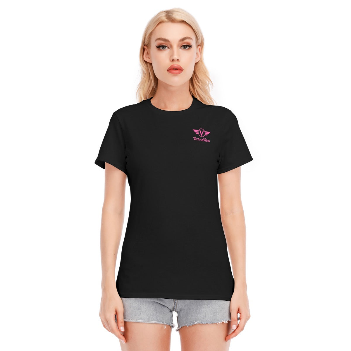 Women’s Fly Girl Graphic T-Shirt – Cotton Round Neck Aviation Style