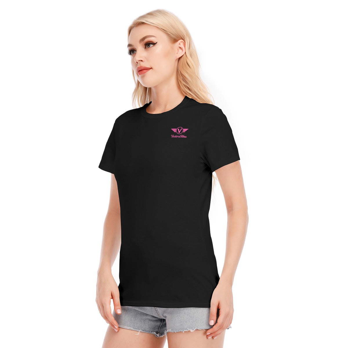 Women’s Fly Girl Graphic T-Shirt – Cotton Round Neck Aviation Style